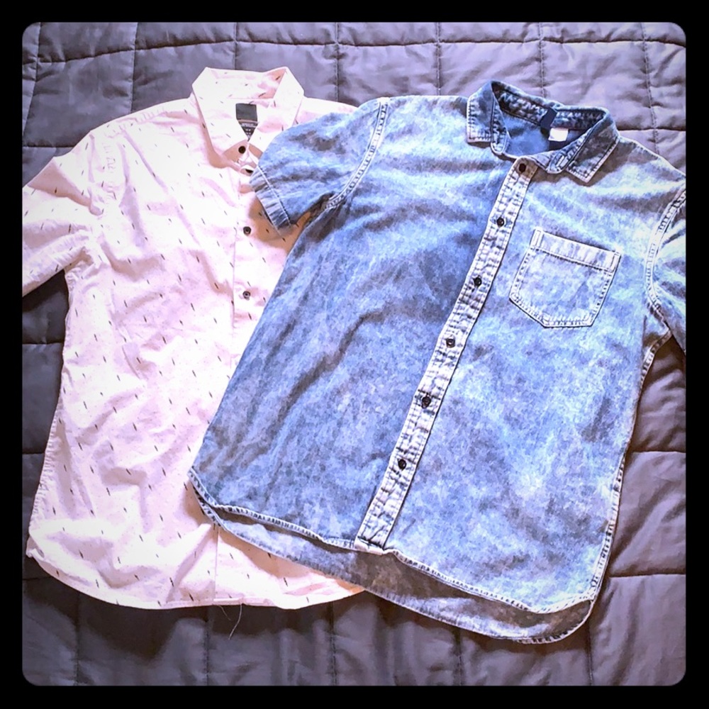H&M Men’s Short Sleeve Button Down